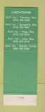 Matchbook Cover - Scot's Inn Columbus Springfield Piqua Lima OH