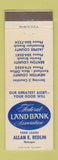 Matchbook Cover - Federal Land Bank Benton Jasper Newton County