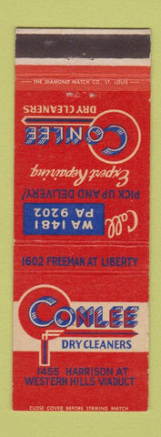 Matchbook Cover - Conlee Dry Cleaners