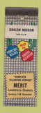 Matchbook Cover - Merit Laundry Cleaners Shamokin PA Sunbury WEAR