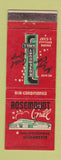 Matchbook Cover - Rosemount Grill Sacramento CA