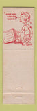 Matchbook Cover - Scott Company Safety Mobile AL safety shoes
