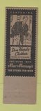Matchbook Cover - Mac Murray's Men's Clothes Bridgeport CT PAPER LOSS POOR