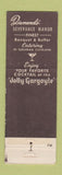Matchbook Cover - Diamonds' Restaurant Cleveland Heights OH