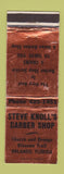 Matchbook Cover - Steve Knoll's Barber Shop Orlando FL WEAR