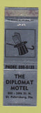 Matchbook Cover - Diplomat Motel St Petersburg FL WEAR