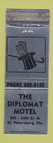 Matchbook Cover - Diplomat Motel St Petersburg FL WEAR