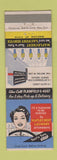 Matchbook Cover - Maplecrest Laundry New York City girlie