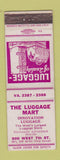 Matchbook Cover - The Luggage Mart  WEAR