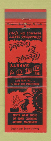 Matchbook Cover - Candlewick Yarn Company Dalton GA Safety Loose Clothes