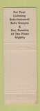Matchbook Cover - The Grotto Syracuse NY