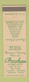 Matchbook Cover - Berger Service Cleaning New York City