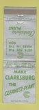 Matchbook Cover - Clarksburg Plant Safety