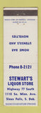 Matchbook Cover - Stewart's Liquor Store Sioux Falls SD
