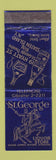 Matchbook Cover - St George Liquor Store Staten Island NY WEAR