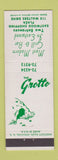 Matchbook Cover - The Grotto Syracuse NY