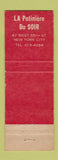 Matchbook Cover - La Potiniere French Restaurant New York City