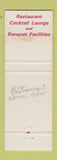 Matchbook Cover - Zappone's Restaurant Akron OH