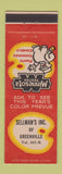 Matchbook Cover - Minnesota Paints Sellman's Greenville