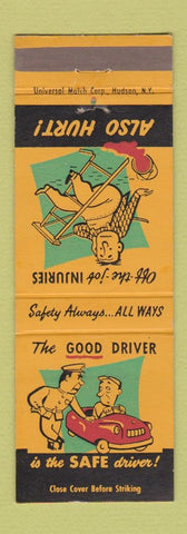 Matchbook Cover - Safety Good Driver