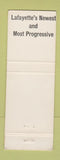 Matchbook Cover - Hub City Bank and Trust Lafayette LA