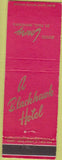 Matchbook Cover - Hotel Lowry St Paul MN