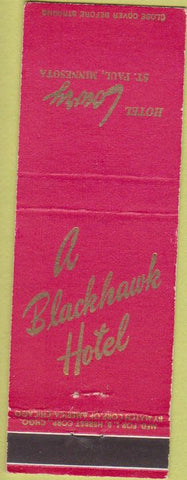 Matchbook Cover - Hotel Lowry St Paul MN