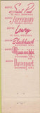 Matchbook Cover - Hotel Lowry St Paul MN