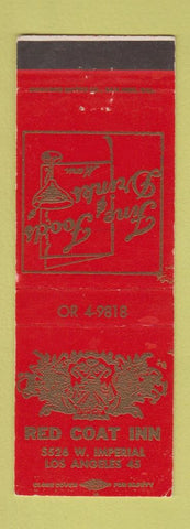 Matchbook Cover - Red Coat Inn Los Angeles CA