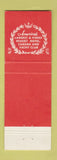Matchbook Cover - Gigi Fontainebleau Hotel Miami Beach FL