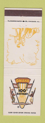 Matchbook Cover - Omaha NE 100th 1954