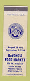 Matchbook Cover - DeVono's Grocery Dallastown PA Centennial 1966