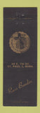 Matchbook Cover - Russ Boudin St Paul MN Minnesota Centennial