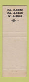 Matchbook Cover - Russ Boudin St Paul MN Minnesota Centennial