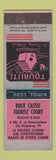 Matchbook Cover - Rock Castle Tourist Court Birmingham AL ADVANCE
