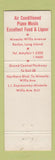 Matchbook Cover - Wee Tapee Inn Roslyn LI NY