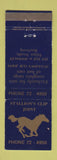 Matchbook Cover - Stallion's Clip Joint Hair Salon Australia Bourbong