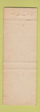 Matchbook Cover - Hub City Laundry Cleaners Lafayette LA