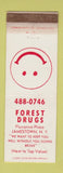 Matchbook Cover - Forest Drug Store Jamestown NY WORN