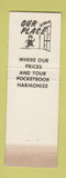 Matchbook Cover - Forest Drug Store Jamestown NY WORN