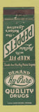 Matchbook Cover - Hy Pure Drug Store Peppets Laxative WEAR