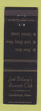 Matchbook Cover - Jack Delaney's Reservoir Club Cambridge MA