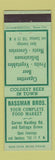Matchbook Cover - Bassman Bros Grocery Des Moines IA