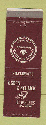 Matchbook Cover - Ogden & Schlick Diamonds Jewelry New Haven CT