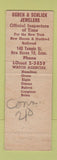 Matchbook Cover - Ogden & Schlick Diamonds Jewelry New Haven CT