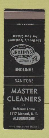 Matchbook Cover - Master Cleaners Albuquerque NM