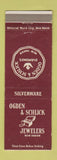Matchbook Cover - Ogden & Schlick Diamonds Jewelry New Haven CT