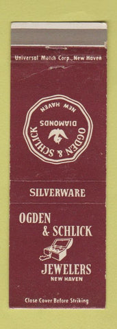 Matchbook Cover - Ogden & Schlick Diamonds Jewelry New Haven CT