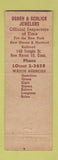 Matchbook Cover - Ogden & Schlick Diamonds Jewelry New Haven CT