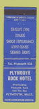 Matchbook Cover - Plymouth Rock Hotel MA WEAR